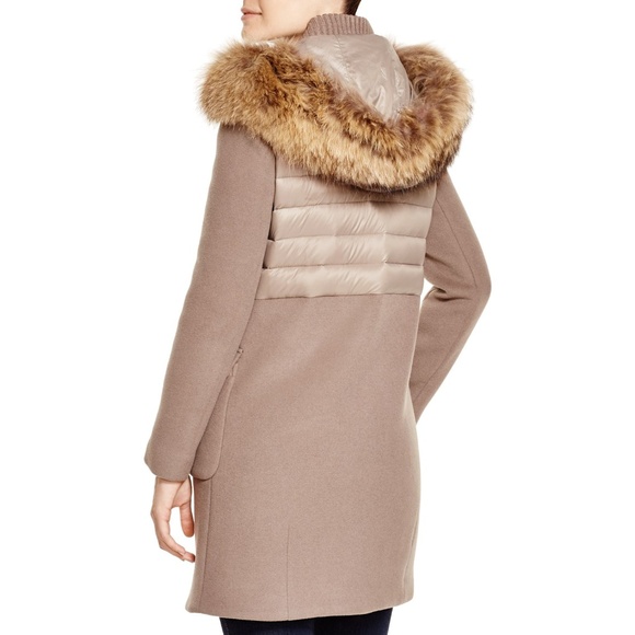BCBGMAXAZRIA Mixed Media Coat - Picture 8 of 8